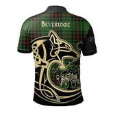 Clan Beveridge Tartan Polo Shirt Viking Wolf SS46 Beveridge Tartan Tartan Polo